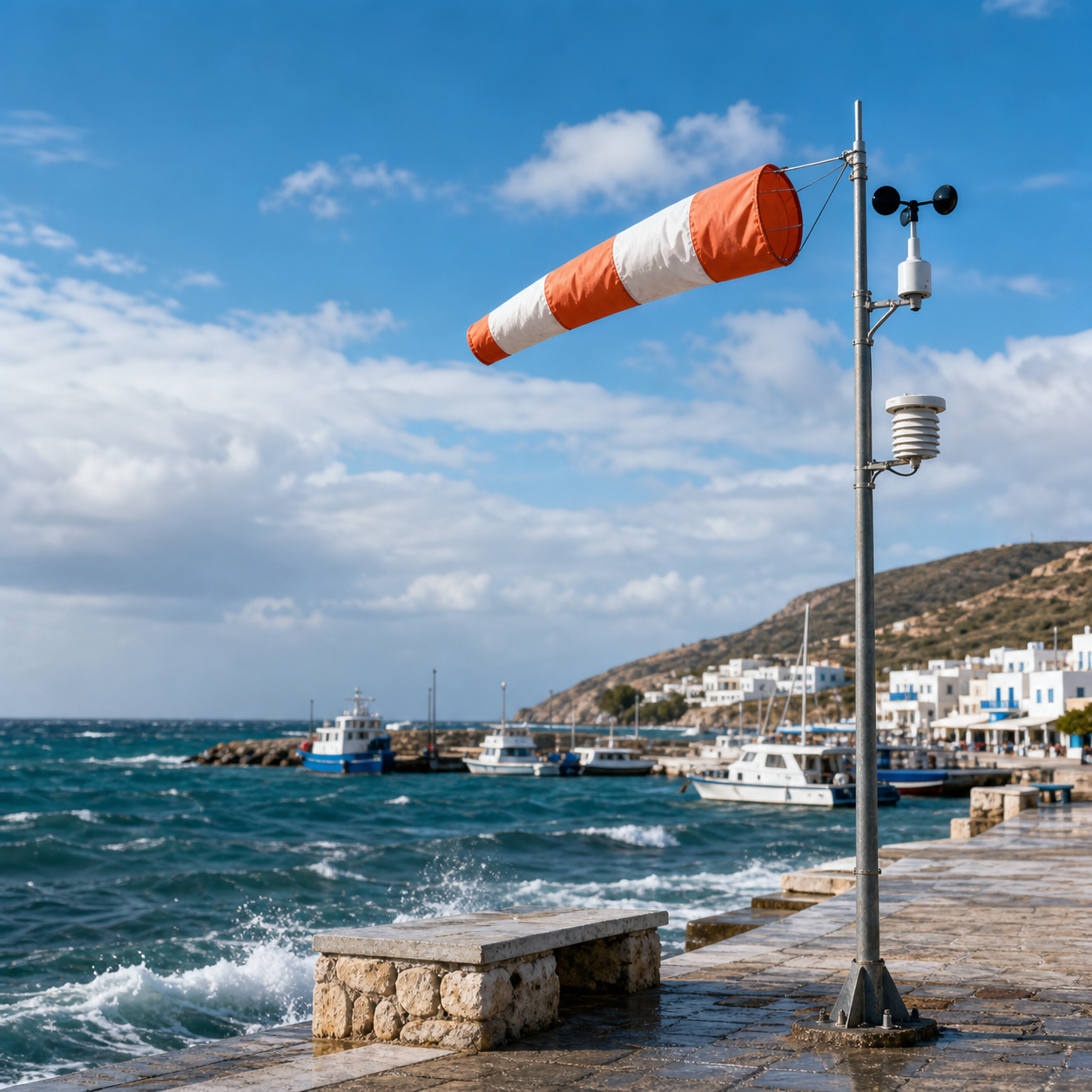 Πώς να διαβάζεις άνεμο και μποφόρ στην πρόγνωση: ένταση, ριπές, διεύθυνση, ώρα ενίσχυσης και έλεγχος πριν από πλοίο ή παραλία.