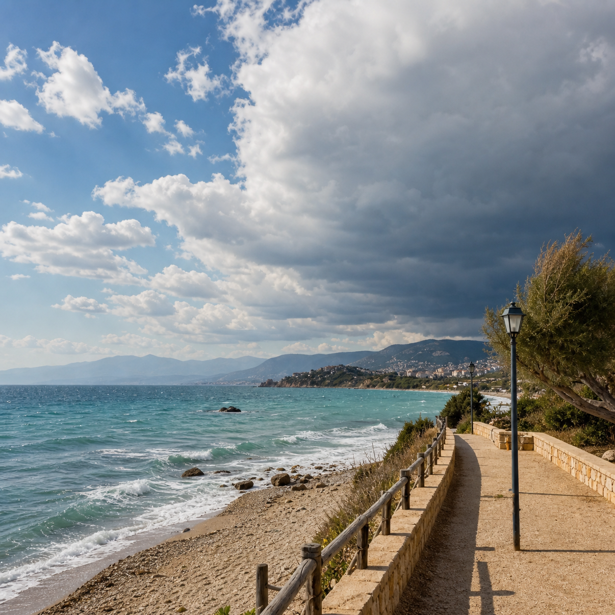 Τι να κοιτάς στην πρόγνωση κοντά στη θάλασσα: άνεμος, διεύθυνση, συννεφιά, πιθανότητα βροχής, θερμοκρασία και ώρα αλλαγής.